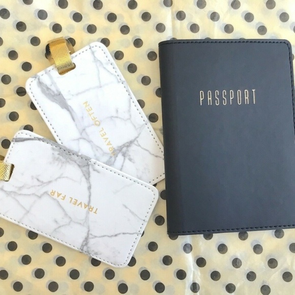 Via Lorenzo N.26 Passport Case & 2 Luggage Tags - Picture 7 of 7